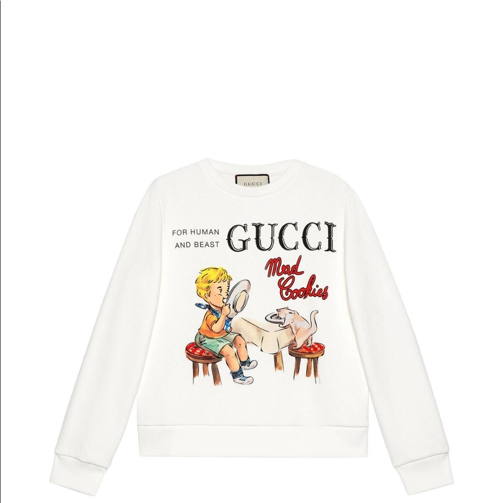 Gucci mad cookies sweatshirt off white - Picture 2 of 15